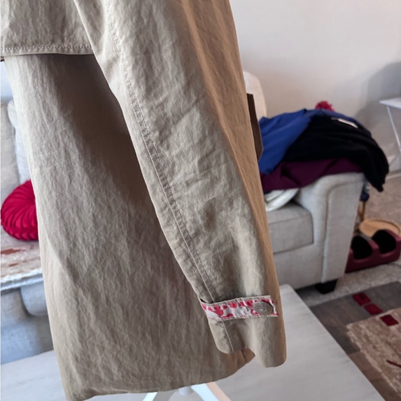 Coldwater Creek Water Resistant Trench Coat Jacket - Picture 10 of 13